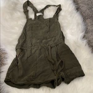 Navy Green Soft Romper